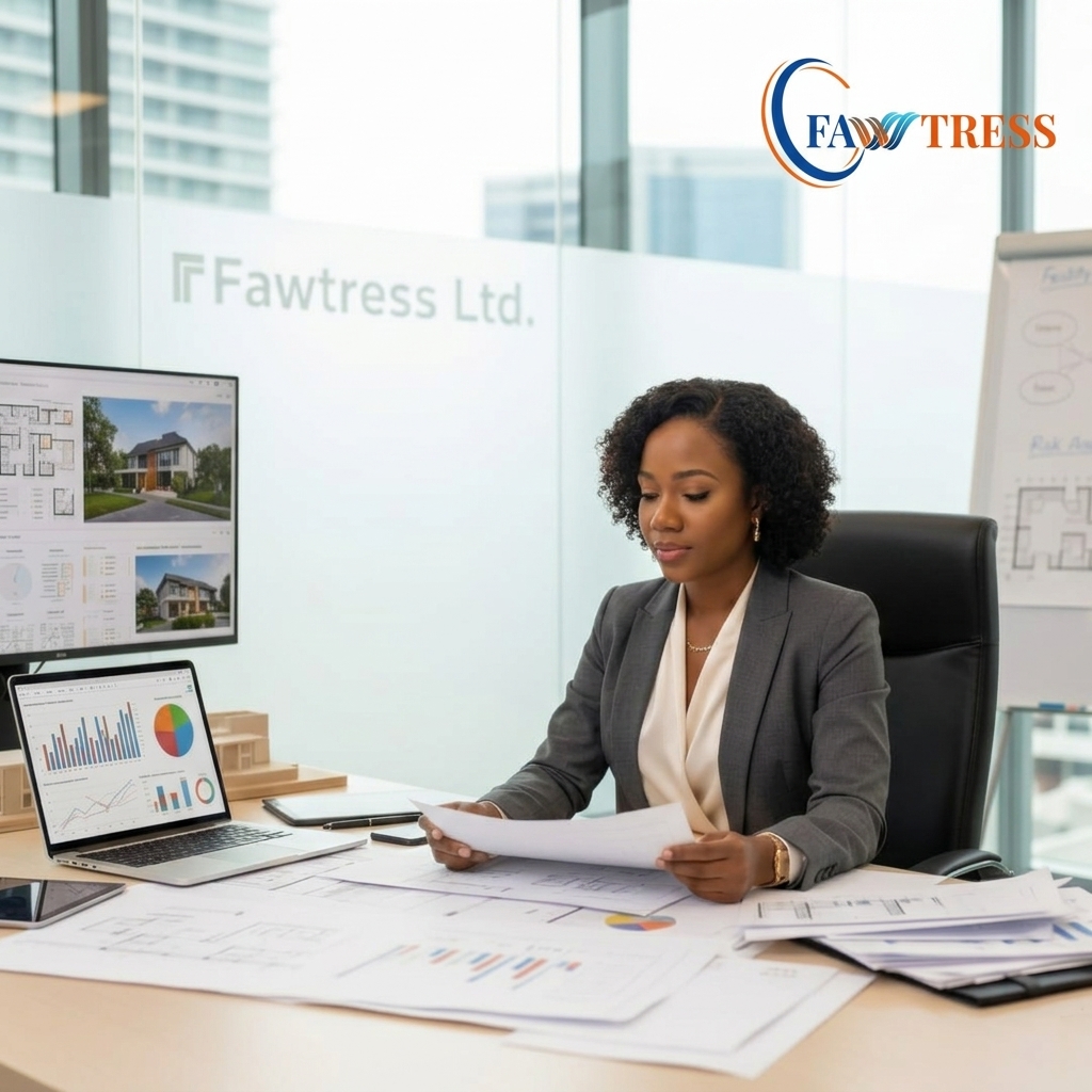Fawtress team at work in a professional office environment